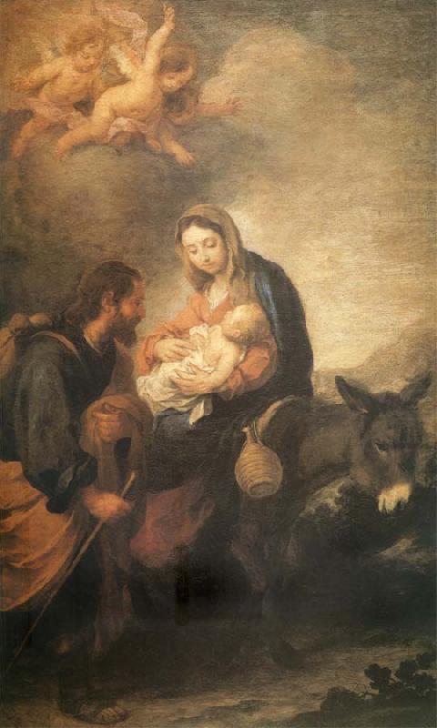 Bartolome Esteban Murillo The flight to Egypt china oil painting image